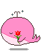 ピンク色のクジラ